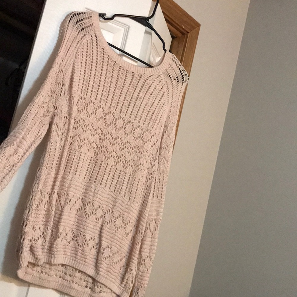 Garage light pink sweater